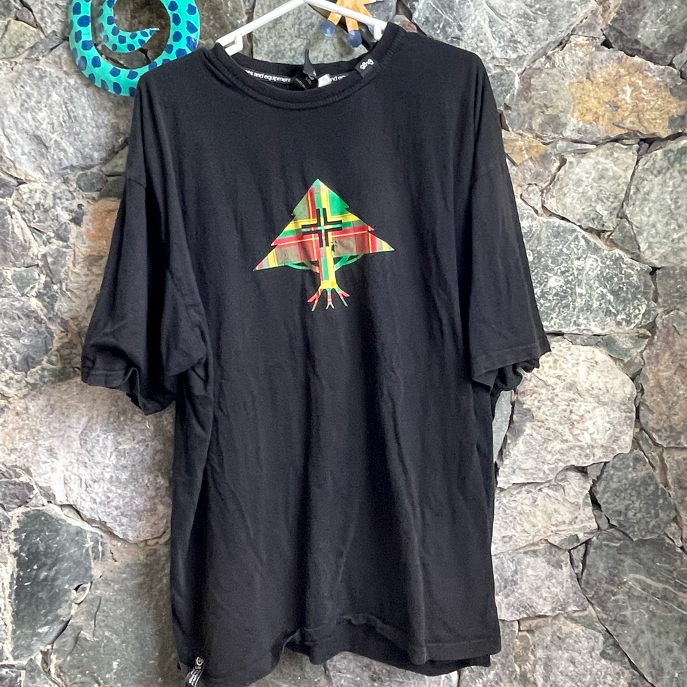 LRG Lifted Research Group Tree graphic black t-shirt with Logo Size XXXL